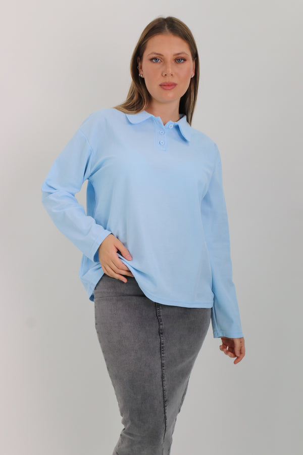 חולצת צווארון פולו