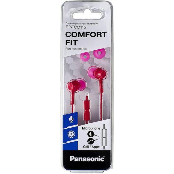 אוזניות Panasonic RP-TCM115-K In-Ear - ורוד - דתייה אונליין