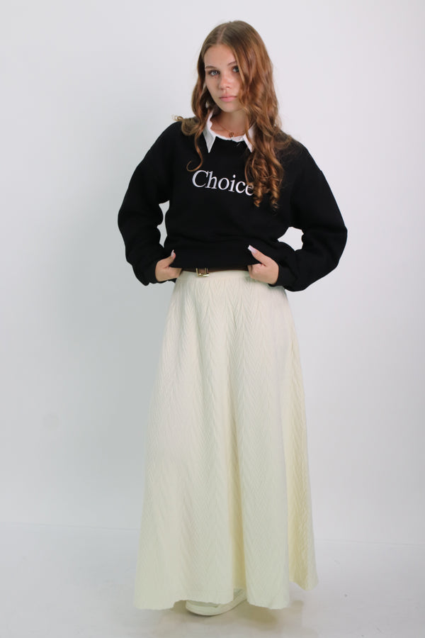 חצאית סריג ליה