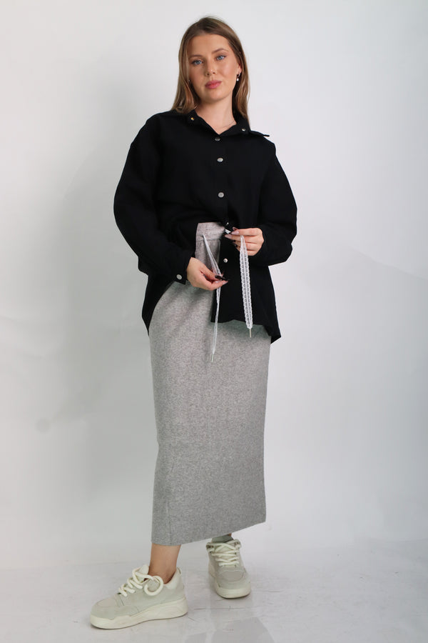 חצאית סריג הלין